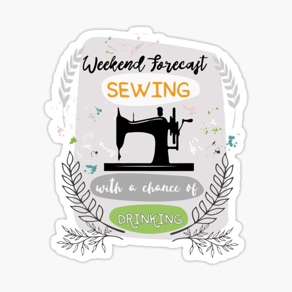 LECATI (3Pcs) I'm A Sewciopath Funny Sewciopath Sticker Sewing Stickers  Sewing Decals Cute Sewing Machine Stickers Sewing Lover Gift Sewciopath  Gifts