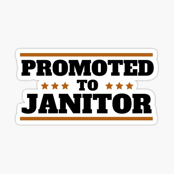 Item preview, janitor designed and sold by T-shirtgallery.