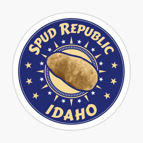quot Spud Republic Boise Idaho quot Sticker by twHistory Redbubble