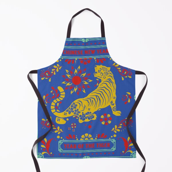 Item preview, Happy Chinese New Year Tiger with colorful print designed and sold by ShopLush.
