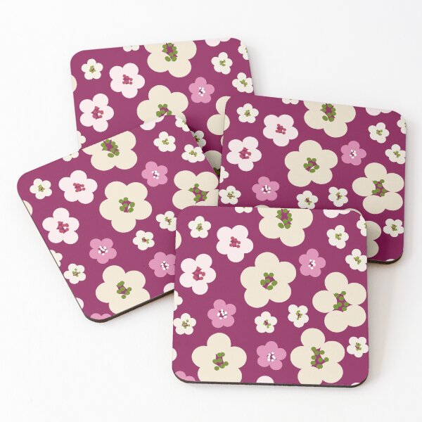 Item preview, Cute Abstract Japanese Floral Pattern #2 designed and sold by Deutschic.