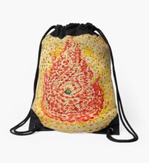Sacred Fire Drawstring Bag