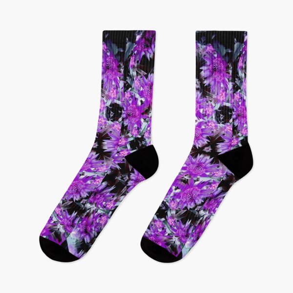 Item preview, flower kaleidoscope (112) - purple bromeliads designed and sold by expl-rations.