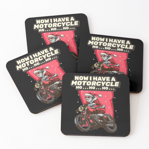 Item preview, Cool Santa, Now I Have A Motorcycle Ho Ho Ho Funny Xmas Movie Graphic designed and sold by GO SHIRT-TEE.