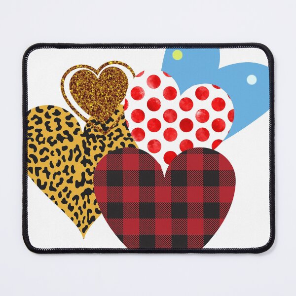 Item preview, Valentines Hearts Plaid, Leopard, Glitter Polca Dots designed and sold by joanaoberg.