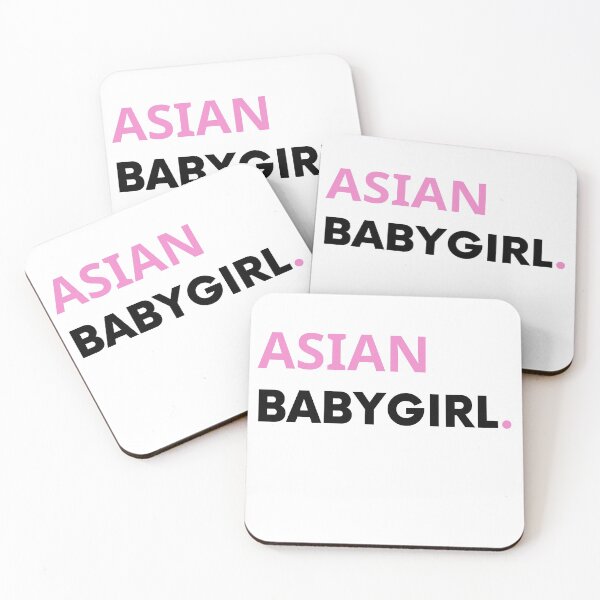 Item preview, Asian Baby Girl  | ABG | Bubble Tea | Boba | Asian Baddie | (Pink/Black on White) designed and sold by Daebakshop.