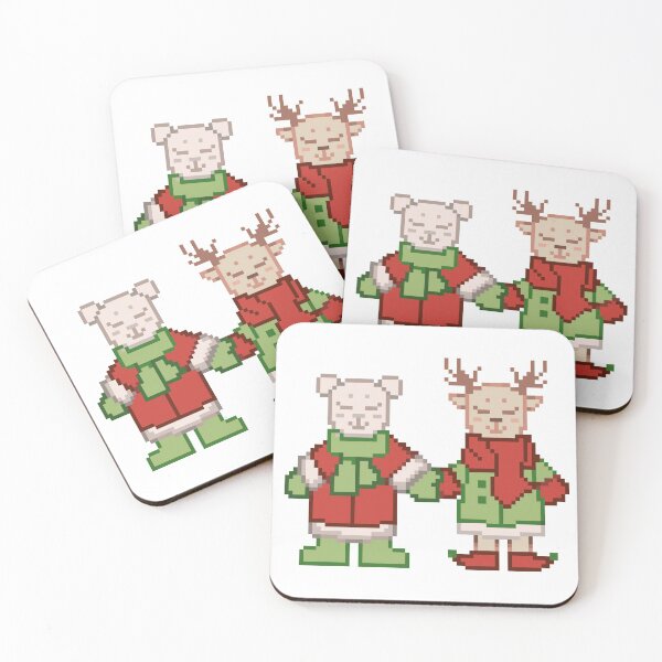 Item preview, Festive Christmas Friends designed and sold by pixelbbygirl.