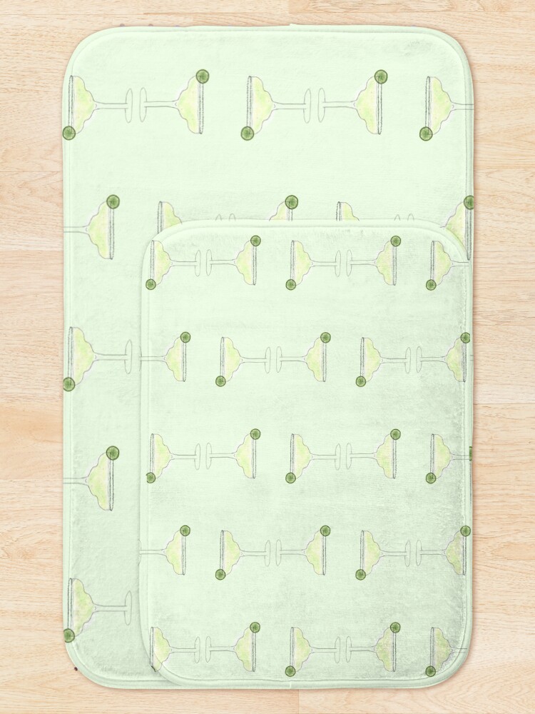 Thumbnail 5 of 6, Bath Mat, Margarita designed and sold by Rae-Rabbs.