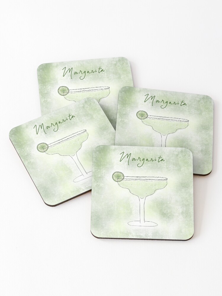 Thumbnail 1 of 5, Coasters (Set of 4), Margarita  designed and sold by Rae-Rabbs.
