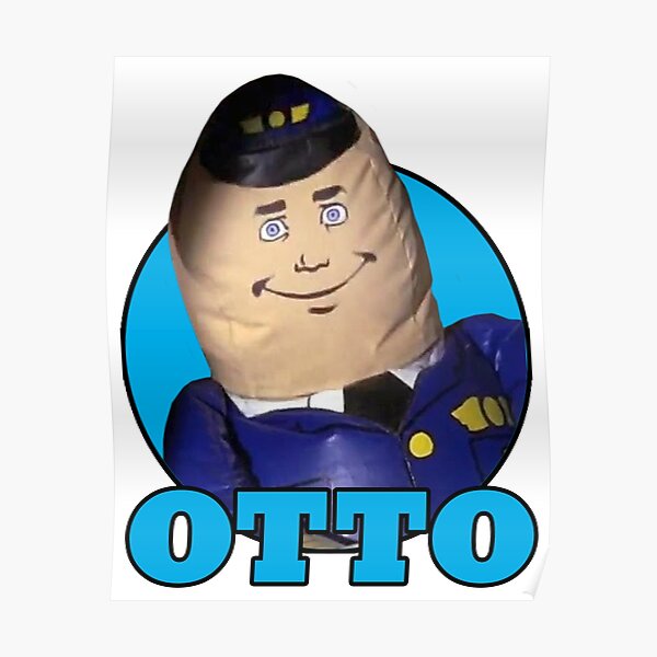 &ldquo;Airplane Otto&rdquo; Poster for Sale by JackCarter2501 | Redbubble