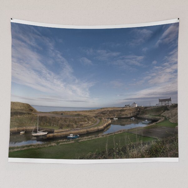 Item preview, November at Seaton Sluice Harbour designed and sold by Violaman.