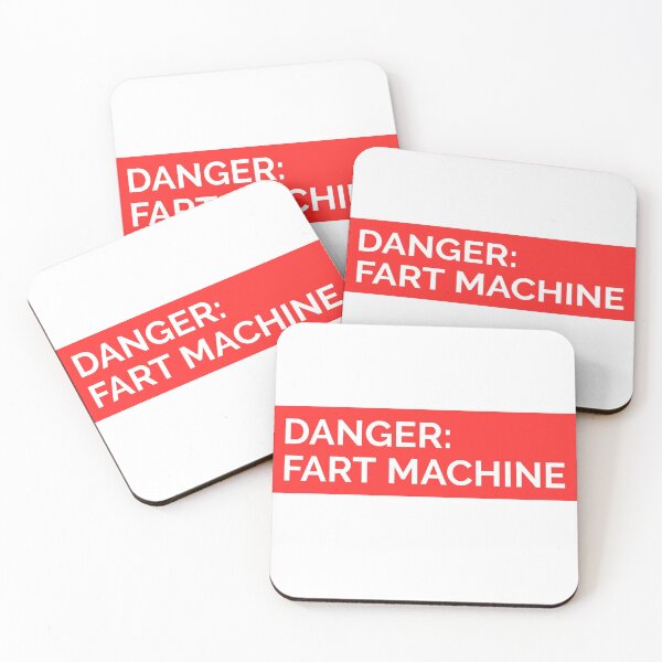 Item preview, DANGER FART MACHINE FUNNY T-SHIRT/STICKER designed and sold by BestCoolStuff.