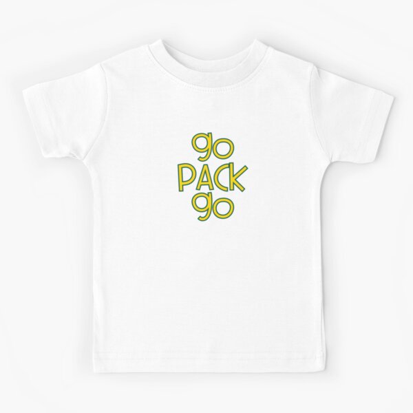 Go Pack Go Green Bay Packers ' Kids T-Shirt for Sale by emfseal