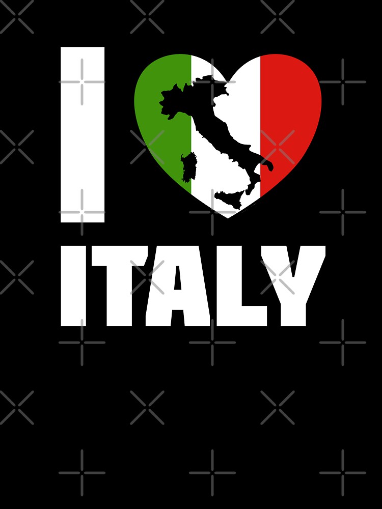  P.S. I Love Italy God Made Me Italian Cute Infant T