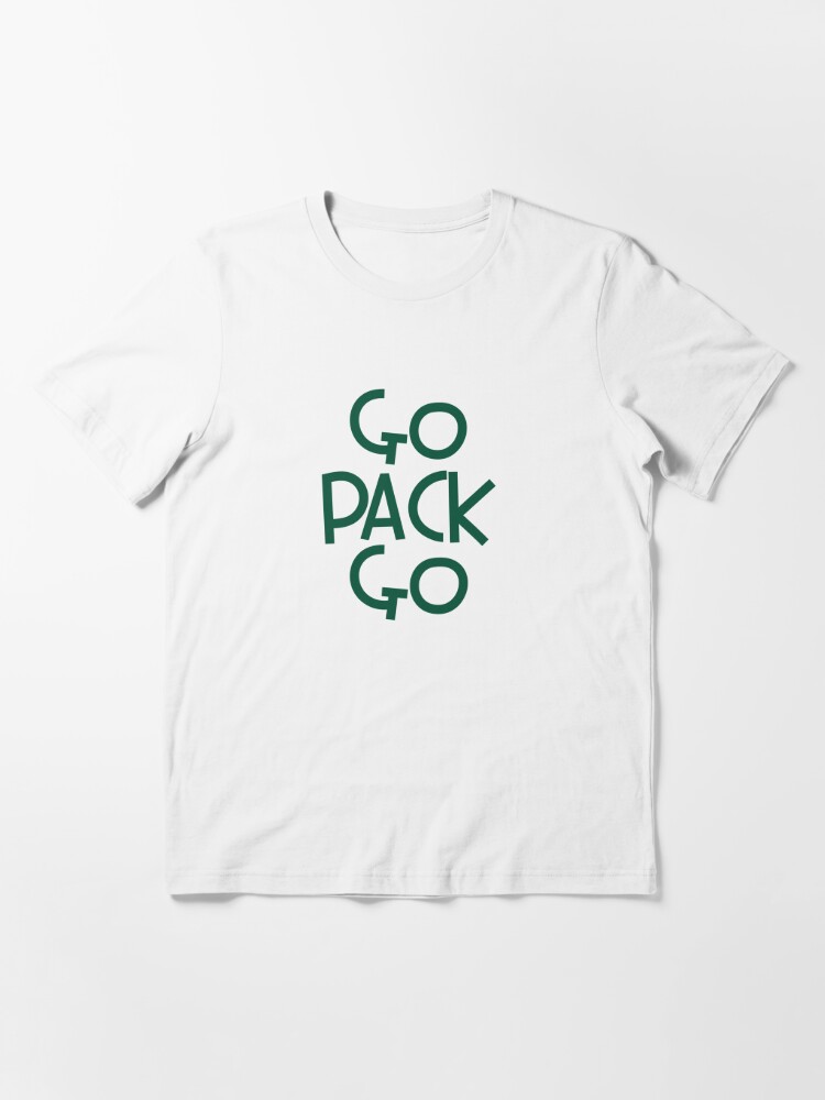 : Womens Go Pack Go Green Bay T-Shirt X-Small Black : Sports &  Outdoors