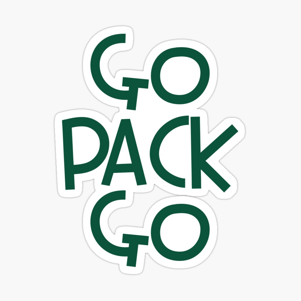 Go Pack Go Green Bay Packers  Kids T-Shirt for Sale by emfseal