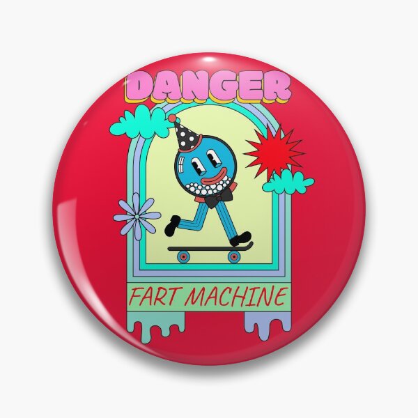 Item preview, Danger Fart Machine Skate Farter Funny T-Shirt designed and sold by BestCoolStuff.