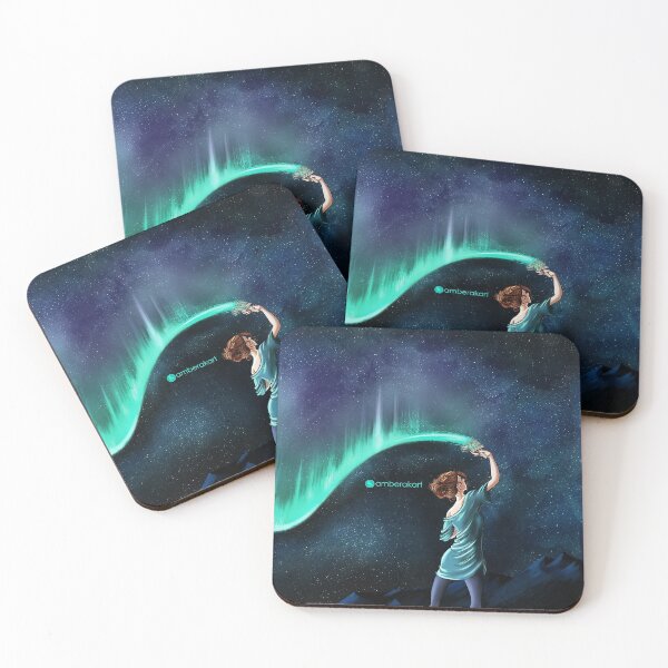 Item preview, Painting Northern Lights designed and sold by Amberakart.