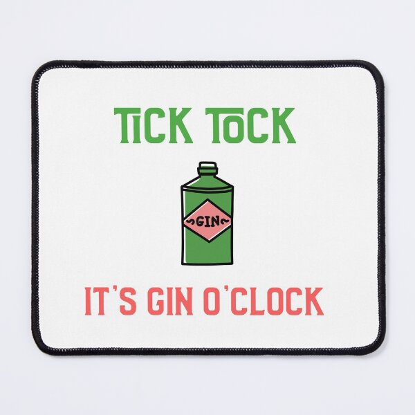 Item preview, Tick tock It's Gin O'clock Apron designed and sold by henes88.