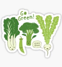 Go Green! (Leafy Green!) Sticker