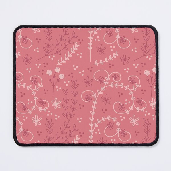 Item preview, Feminine Pink Floral Pattern designed and sold by GeekHeadDesigns.