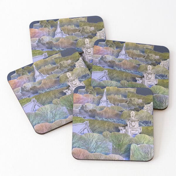 Item preview, Surrey collage scene designed and sold by Liz Horrocks.
