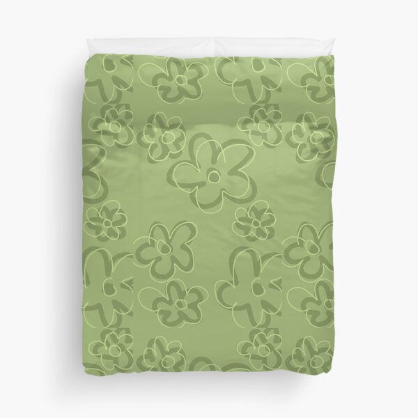 Item preview, Sage Green Flower Collage designed and sold by JenniJP.