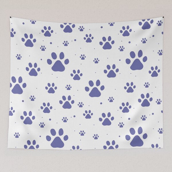 Item preview, Paws pattern, Very peri color designed and sold by Aleksse.
