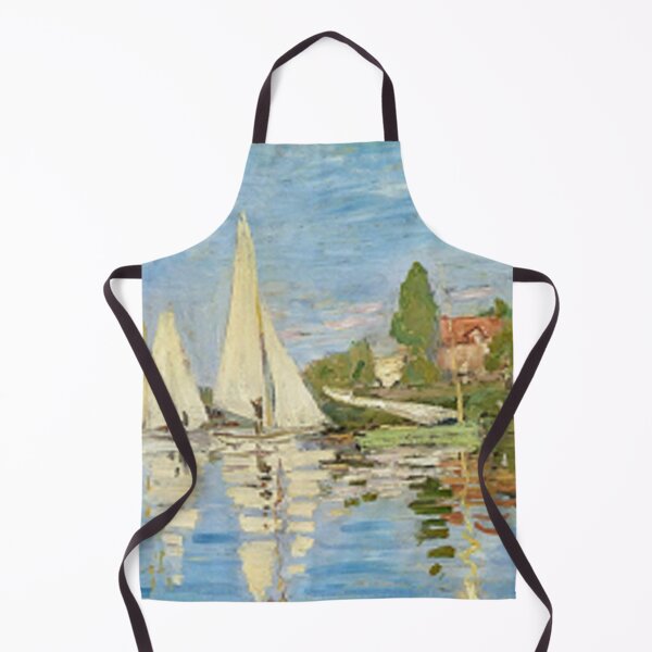 Item preview, Monet's Regatta at Argenteuil Reproduction Print On Home Decor And Apparel. designed and sold by lduke47.