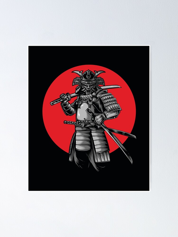Thumbnail 1 of 3, Poster, samurai warrior designed and sold by SYperDesign.