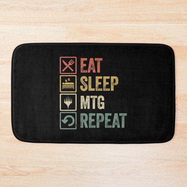 Item preview, Funny eat sleep MTG repeat retro vintage gift designed and sold by HN-ART.