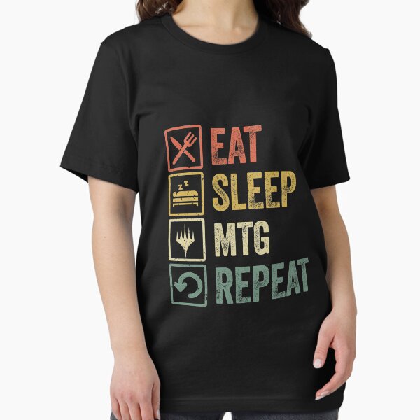 Item preview, Funny eat sleep MTG repeat retro vintage gift designed and sold by HN-ART.