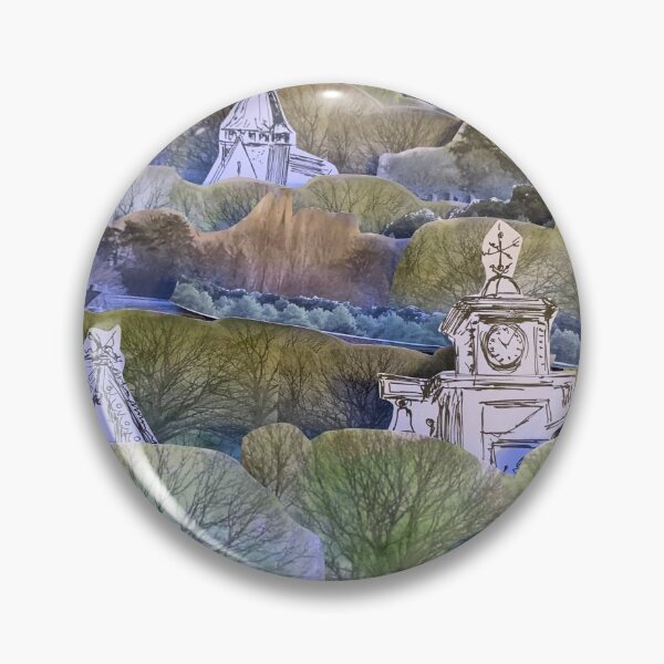 Artikelvorschau, Surrey-Collage-Szene entworfen und verkauft von Liz Horrocks.