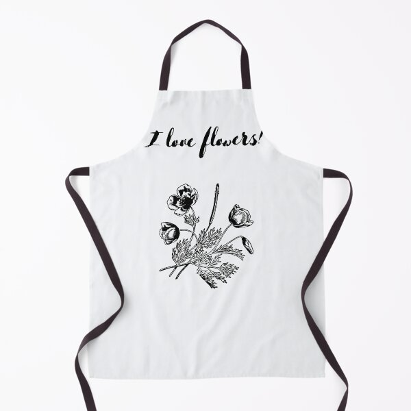 Item preview, I love Flowers! Design that is elegant and simple designed and sold by RealArt4u.