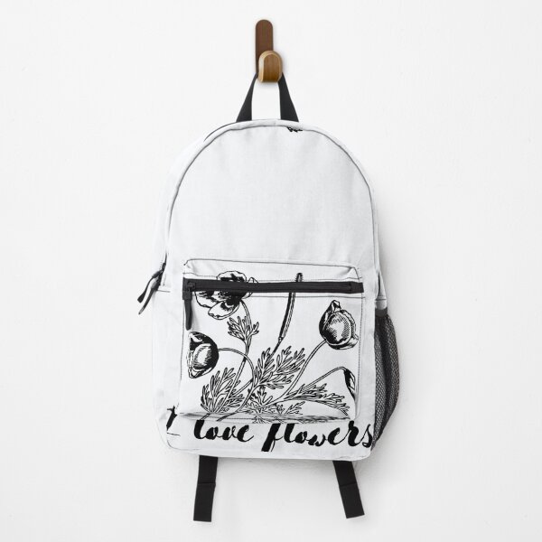 Item preview, I love Flowers! Design that is elegant and simple designed and sold by RealArt4u.