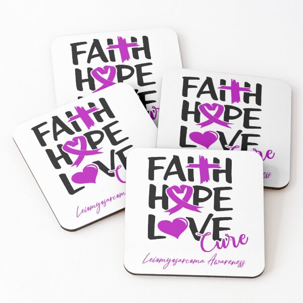 Item preview, Faith Hope Love Cure Leiomyosarcoma Awareness designed and sold by Grooffos.