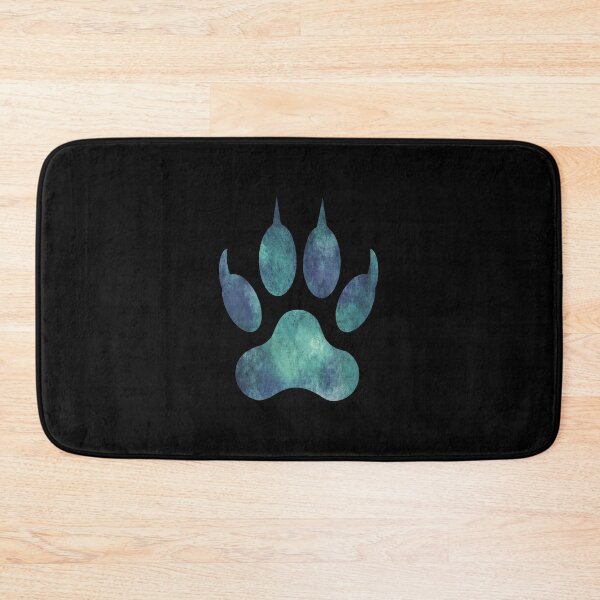 Item preview, Blue Vintage Paw Print designed and sold by AnimalLover4eva.