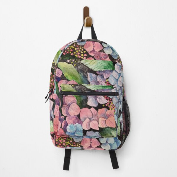 Item preview, Floral painting hydrangeas pink and blue designed and sold by Rudni.