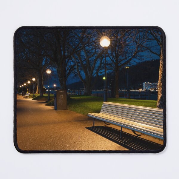 Item preview, White park benches after sunset designed and sold by Stefan Rotter.