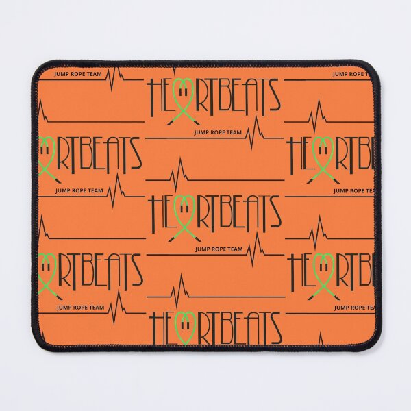 Item preview, Heartbeats Design (iconic EKG)-Orange designed and sold by Irishbull81.