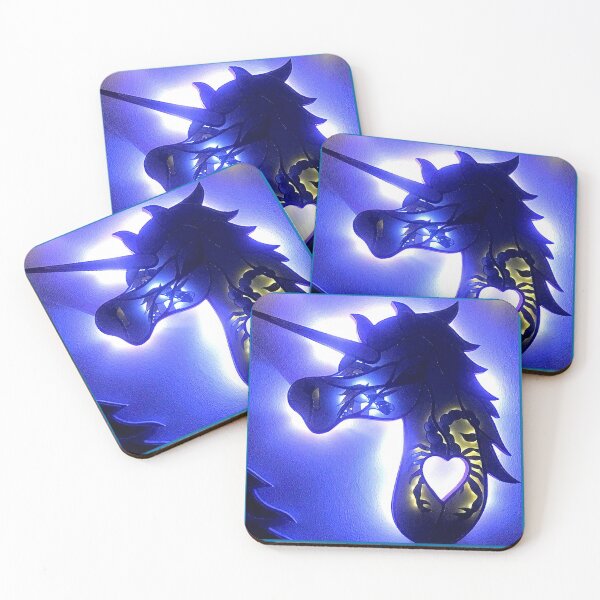 Item preview, Illuminated mirrored unicorn with scorpio and heart designed and sold by angel1.