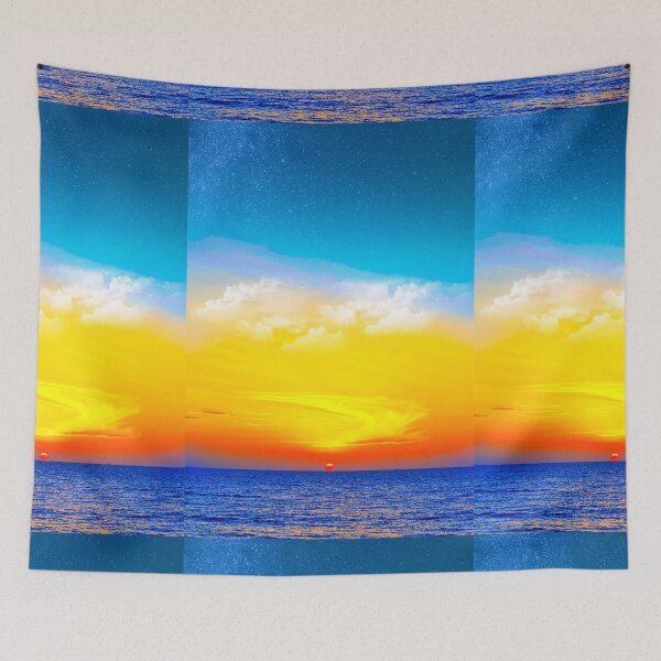 Item preview, Beautiful Colorful Yellow Sunset Sky designed and sold by newburyboutique.