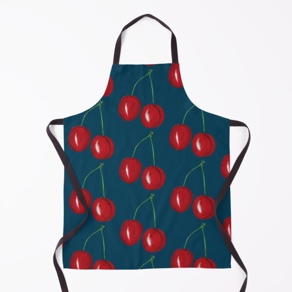 Item preview, Cherry print dark blue backbround designed and sold by DemonicGloom.