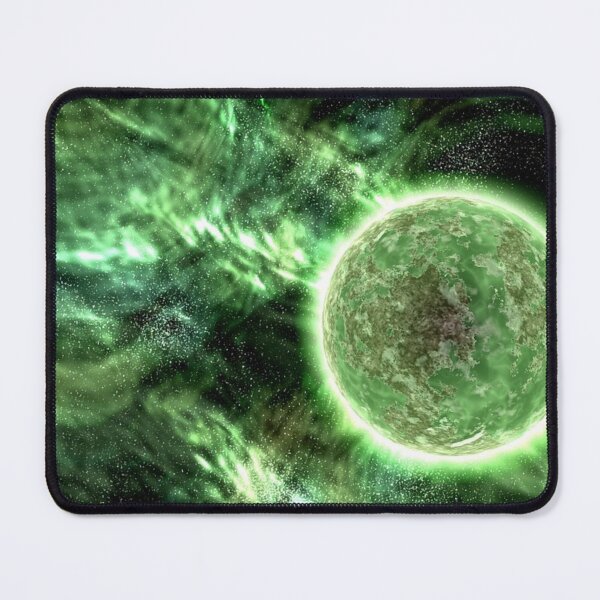 Item preview, Green Fantasy Galaxy Space Cosmos Art designed and sold by silviaol.