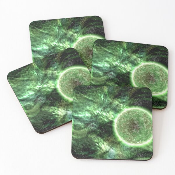 Item preview, Green Fantasy Galaxy Space Cosmos Art designed and sold by silviaol.