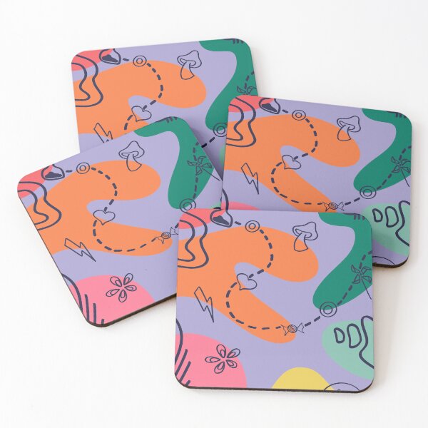 Item preview, childish doodle pattern designed and sold by FIGGITY FERN.