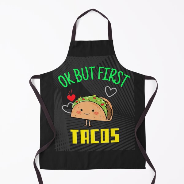 Item preview, OK BUT FIRST TACOS. TACO LOVERS T-SHIRT/STICKER designed and sold by BestCoolStuff.