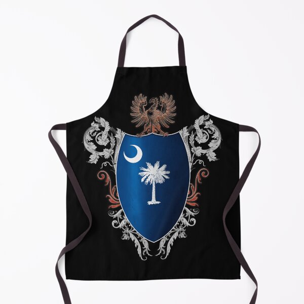 Item preview, South carolina flag medieval heraldry coat of arms style designed and sold by ChaosEdits.