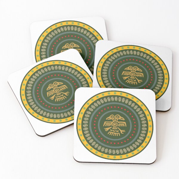 Item preview, Colourful mandela with Aztec motifs designed and sold by KoandZo.
