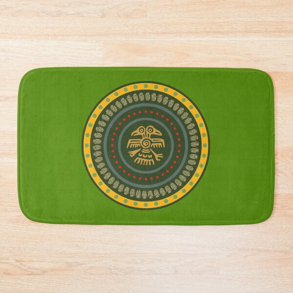 Item preview, Colourful mandela with Aztec motifs designed and sold by KoandZo.